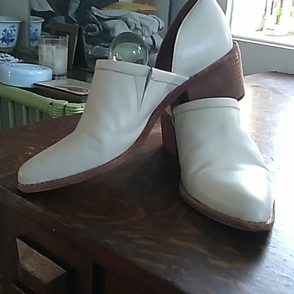 madewell white booties